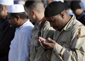 International brothers, sisters in faith gather at Kandahar Air Field for Eid al-Adha